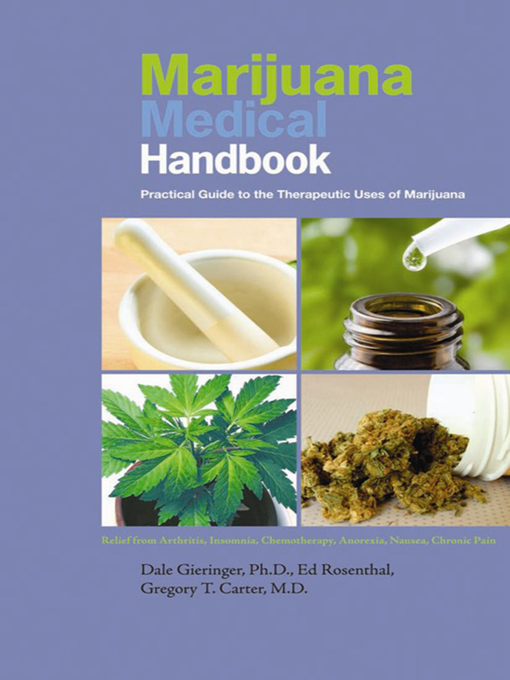 Title details for Marijuana Medical Handbook by Dale Gieringer - Available